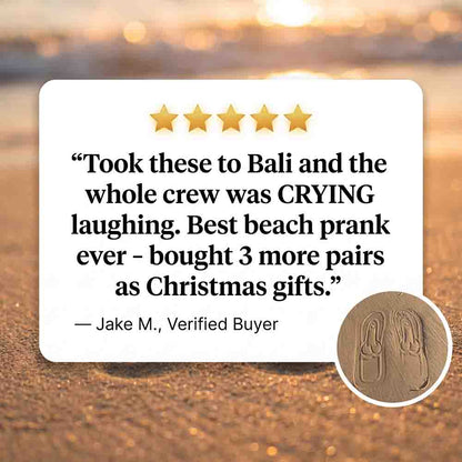 Verified buyer testimonial about Soleprint flip-flops